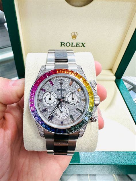 rolex daytona arcobaleno donna o uomo